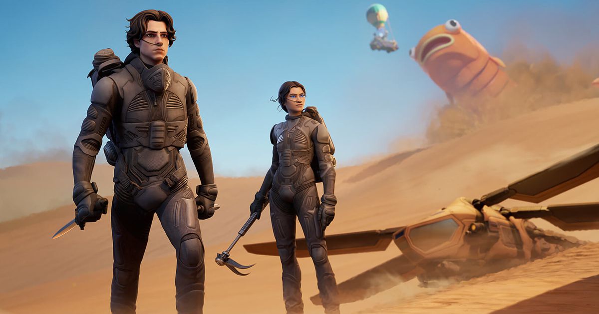 Fortnite adds some melange with new Dune crossover