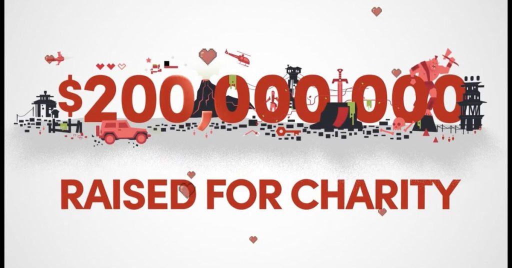 Humble Bundle has raised $200 million for charity thanks to generous gamers