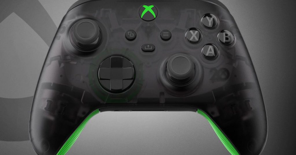 Microsoft is releasing a translucent controller for Xbox’s 20th birthday