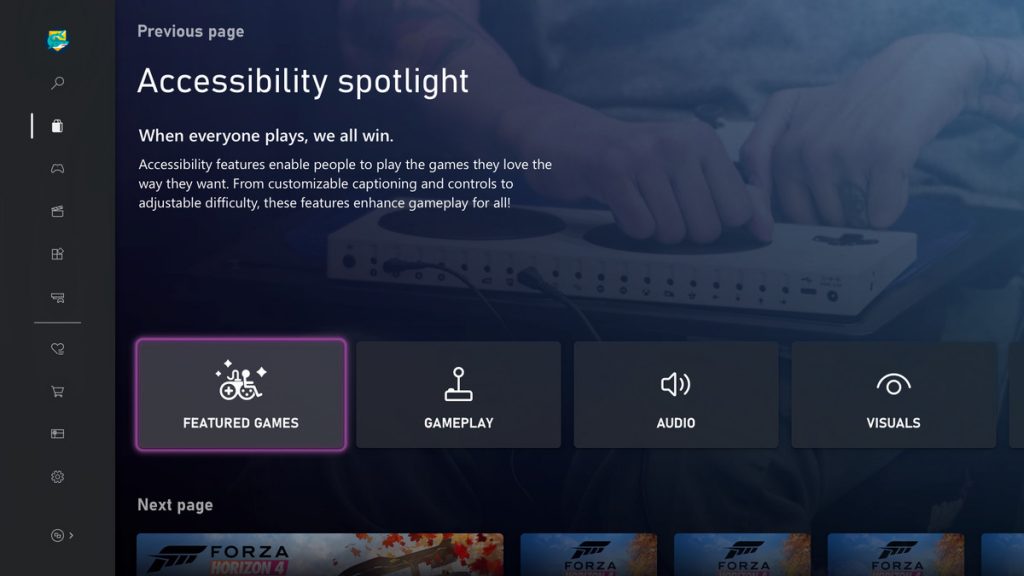 Xbox is making it easier to find accessible games in its stores